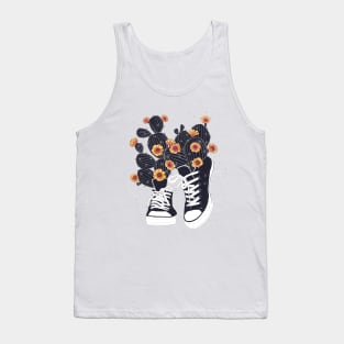 Sneakers with cactus Tank Top